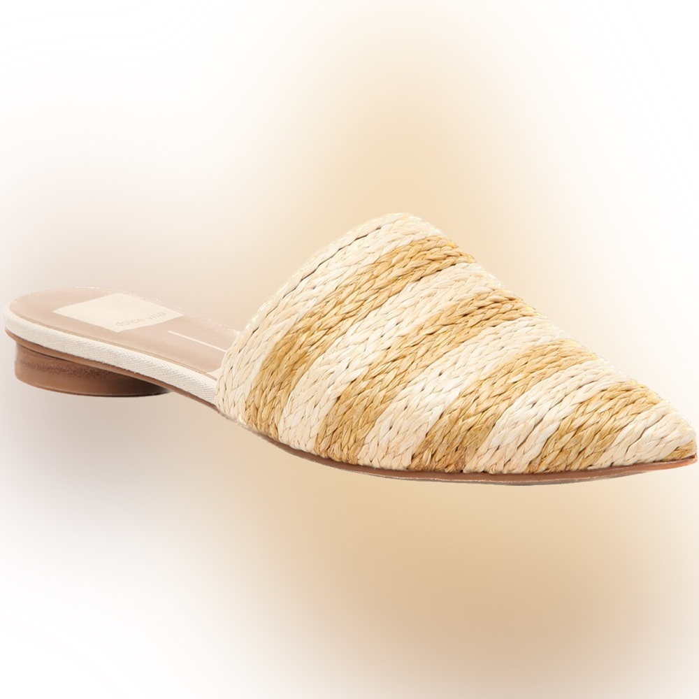 NWT Dolce Vita Ezra Raffia Mule